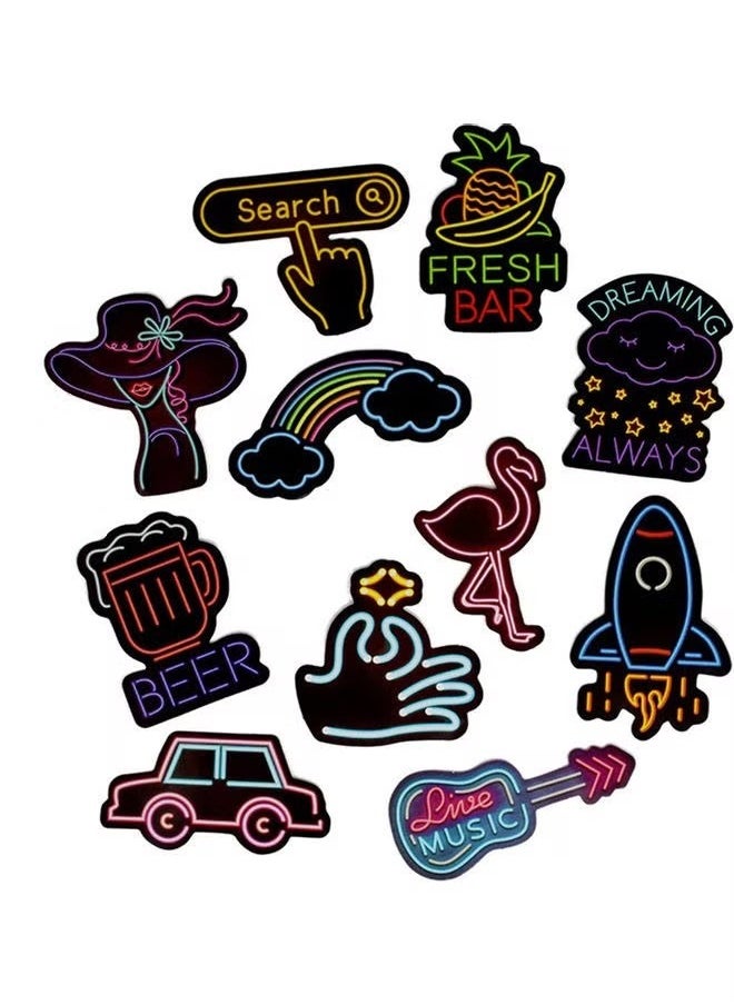 Goolsky Goolsky 50 Pieces Neon Graffiti Sticker 12 x 12 x 1cm  - Image 3