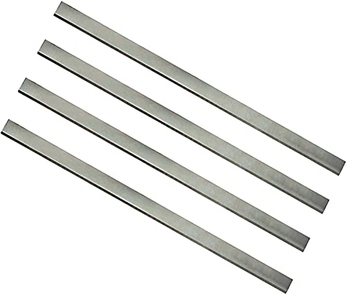 Asieg Tool HSS Planer Blades Knives 20 Inch Jointer Replacement for Grizzly G6702 G0454W Jet 208 Powermatic 209 Delta DJ-20 Dewalt Shop Fox W1754 Woodstock W163 W7147 20x 1x 1/8" 4pcs - Image 1