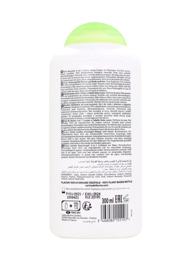 Corine de Farme CDF Shower gel 2 in 1 hair & body Pear Fragrance 300 ml - Image 3