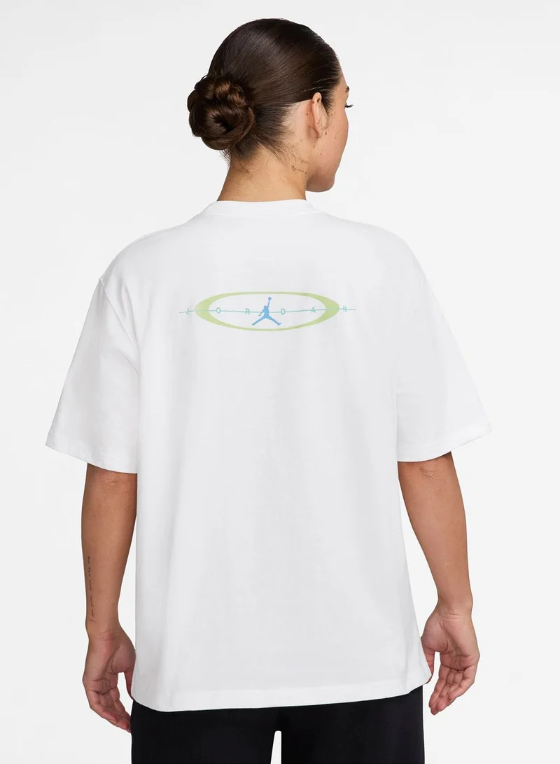 Jordan W J Brk Ss Gf Gfx Tee Dopa