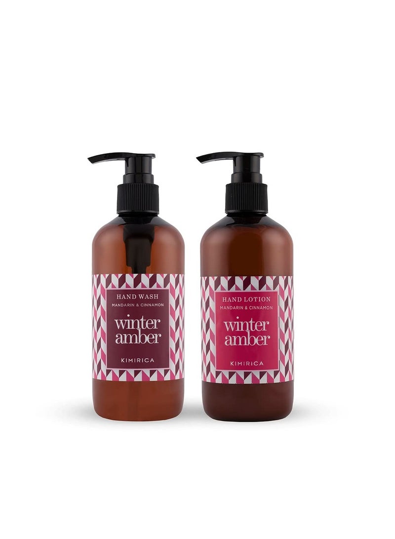 Kimirica Winter Amber Hand wash and Hand Lotion Combo Pack - Image 1
