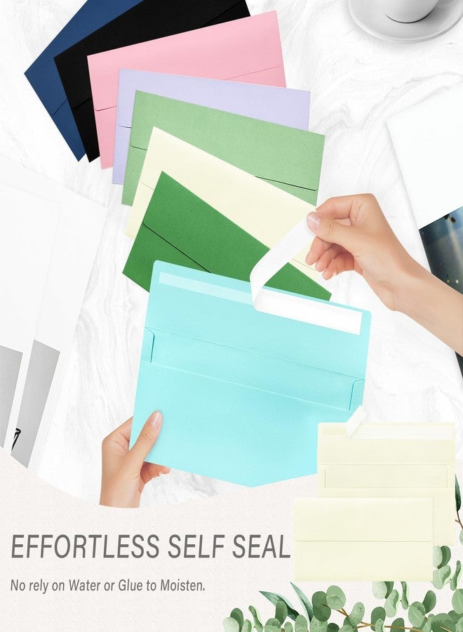 QIKSION 50 Pack #10 Business Envelopes, Self Seal Standard Ivory Envelopes for Secure Business & Legal Mailing, Office, Checks, Letter, Invoices, 4 1/8 x 9 1/2 Inches - Image 5