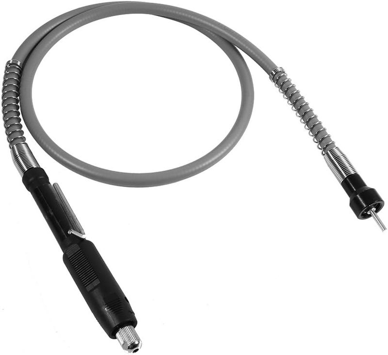 Fdit Universal Flexible Flex Shaft Extension Cord Flexible Shaft for Rotary Grinder Tool M8 Keyless Chuck Clamping Dia. 3.2mm - Image 1