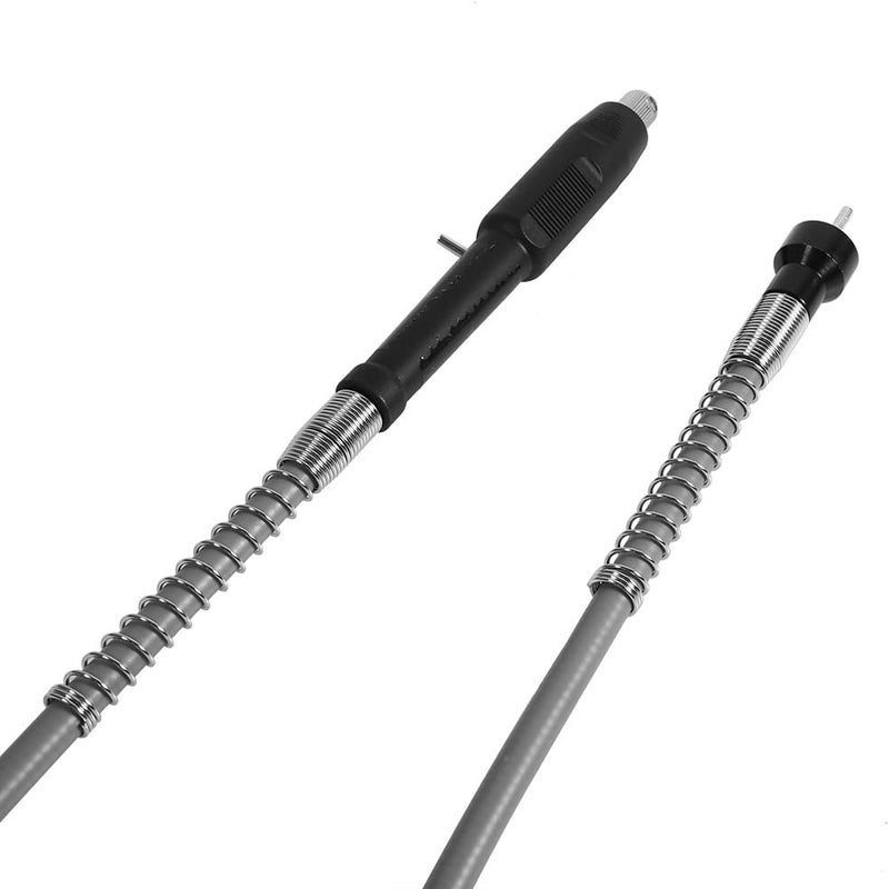 Fdit Universal Flexible Flex Shaft Extension Cord Flexible Shaft for Rotary Grinder Tool M8 Keyless Chuck Clamping Dia. 3.2mm - Image 3