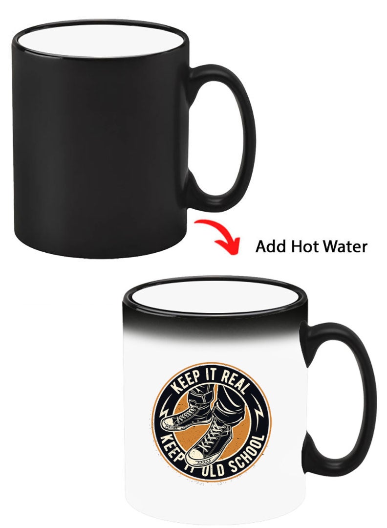 Theodor Color Changing Heat Sensitive Ceramic Mug, Image Revealed When HOT Liquid is Added! Old school - Image 1