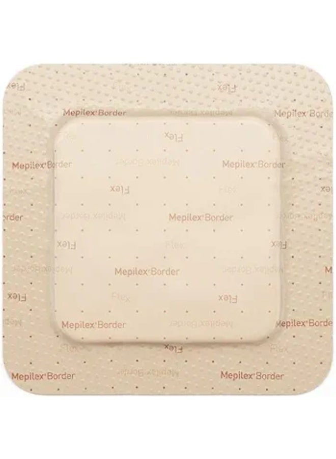 مولنليك ضمادة ميبليكس بوردر فليكس من اسفنج السيليكون الناعم من مولنليك مقاس 3 × 3 انش | 7.5 سم × 7.5 سم - Image 2