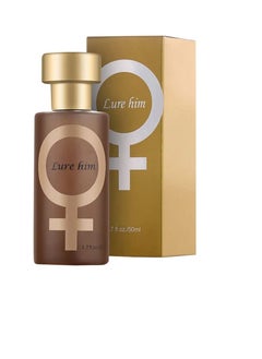 لور عطر كيافي جولدن لور فرمون، عطر لور هير للرجال، كولونيا فرمون للرجال يجذب النساء، يزيد من السحر لتعزيز المزاج (للنساء)  - Image 1