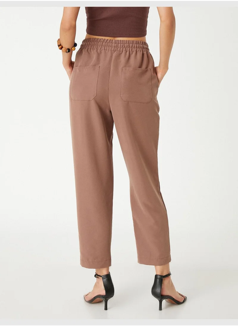 KOTON Drawstring Trousers Pocket Relax Fit