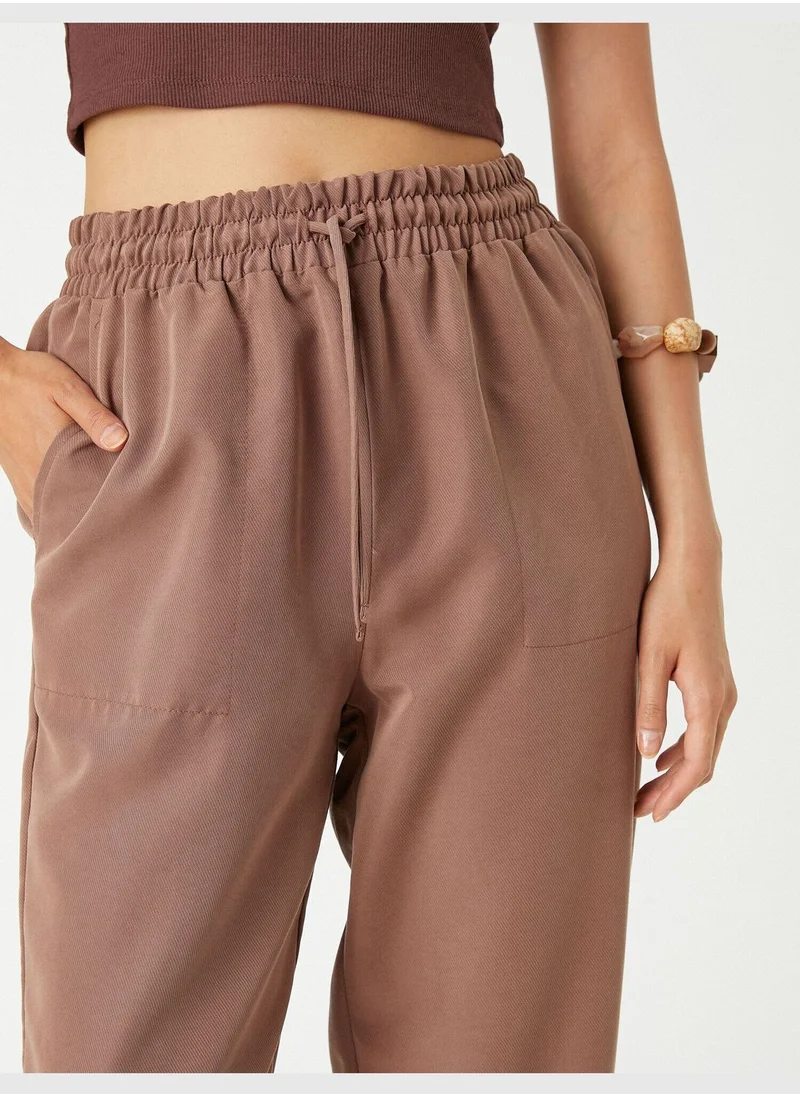 KOTON Drawstring Trousers Pocket Relax Fit