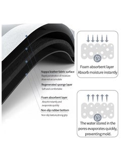 Hi homey Super absorbent soft non-slip quick drying floor Bath Tub Mat  - Image 4
