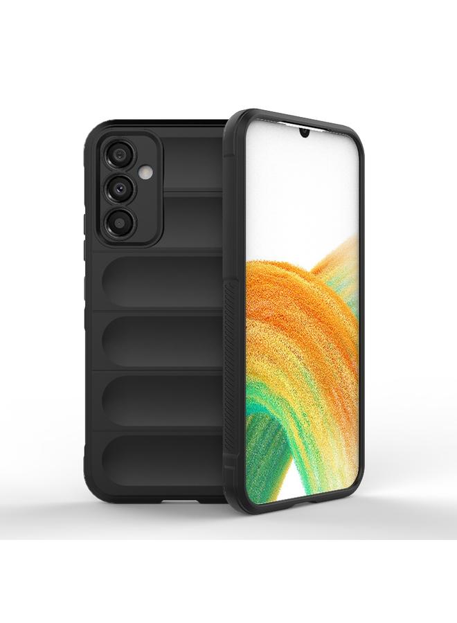 S-TOP Case For Samsung Galaxy A34 5G Magic Shield TPU + Flannel Phone Case - Image 1