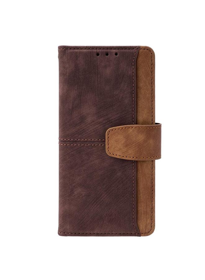 S-TOP Case For Motorola Moto G Stylus 5G 2025 Color Stitching Skin Feel Leather RFID Blocking Phone Case - Image 2