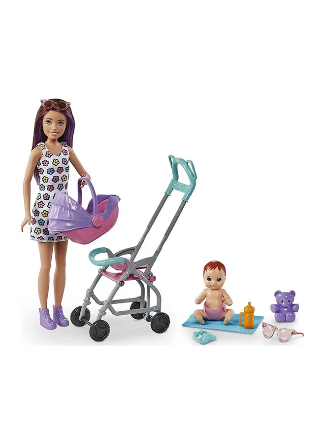 باربي Barbie® Skipper™ Babysitters Inc.™ Doll And Playset - Stroller Skipper