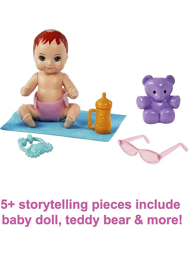 Barbie Skipper Babysitters Inc. Playsets with Babysitting Skipper Doll, Toddler Doll, Furniture and Themed Accessories