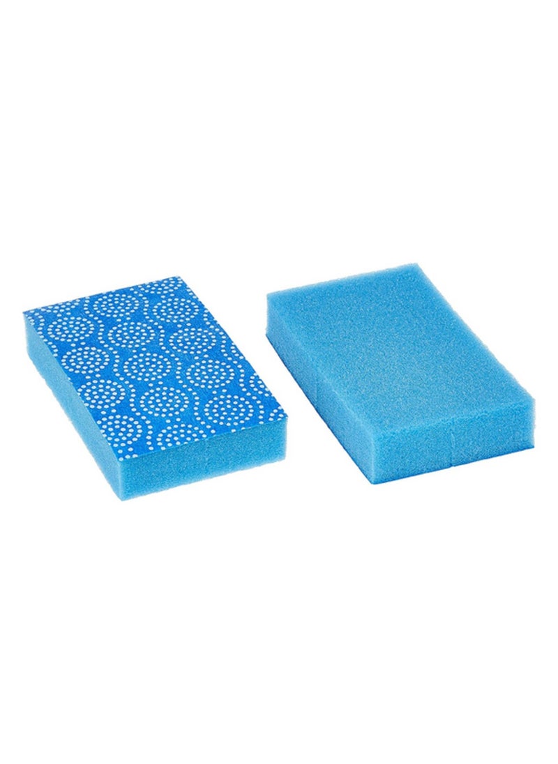 2-Piece Fresh Non Scratch Scrub Sponge Blue and White - pzsku/ZB1278D2706EF521BE01CZ/45/_/1738135200/559bbd33-0107-4e67-ab22-34bc70ee47dc