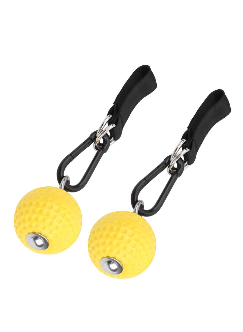 SYOSI Pull Up Ball Grip with Straps, Non-Slip Rock Climbing Holds Pull Up Power Ball for Strength Training Attachment, Grip Strength Trainer for Chin Up Bar, Kettlebell, Barbell Home Gym Workout - Image 1