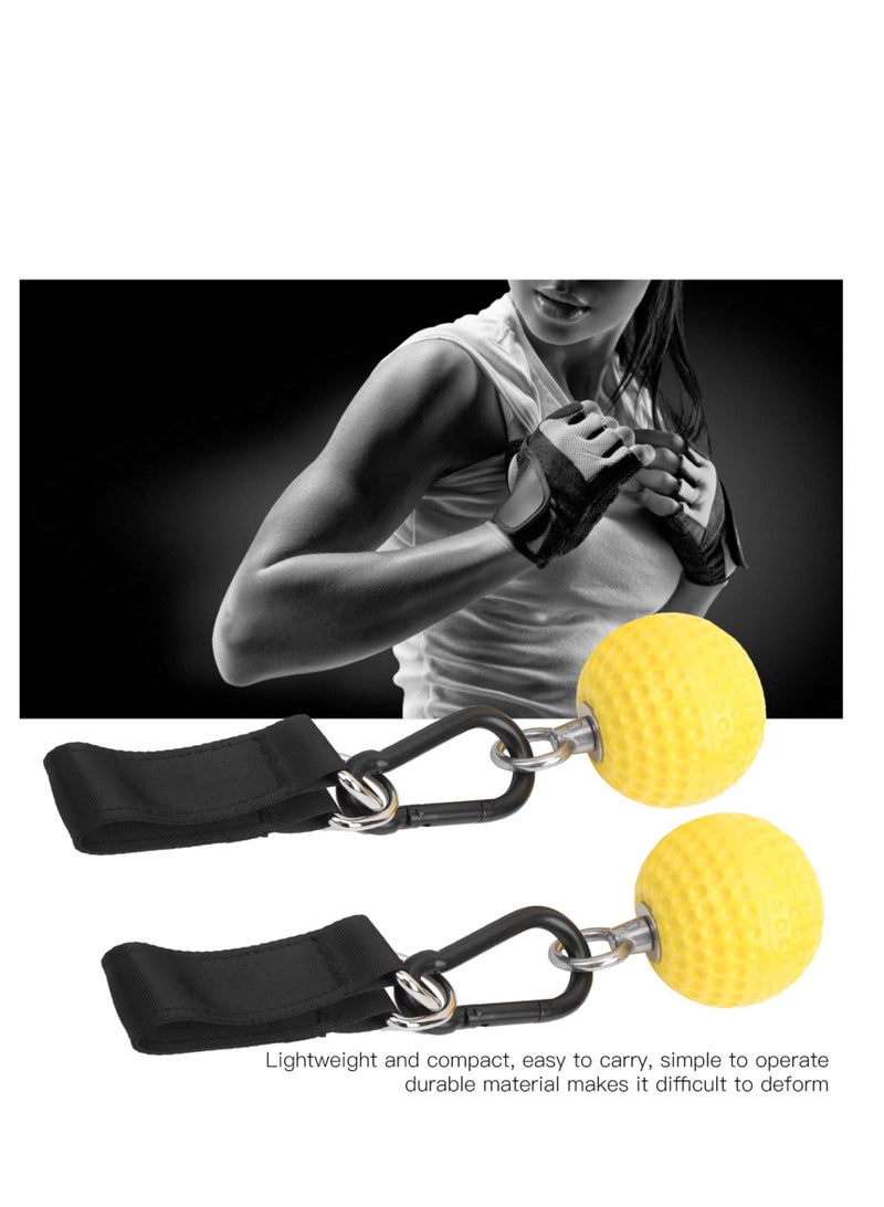 SYOSI Pull Up Ball Grip with Straps, Non-Slip Rock Climbing Holds Pull Up Power Ball for Strength Training Attachment, Grip Strength Trainer for Chin Up Bar, Kettlebell, Barbell Home Gym Workout - Image 3