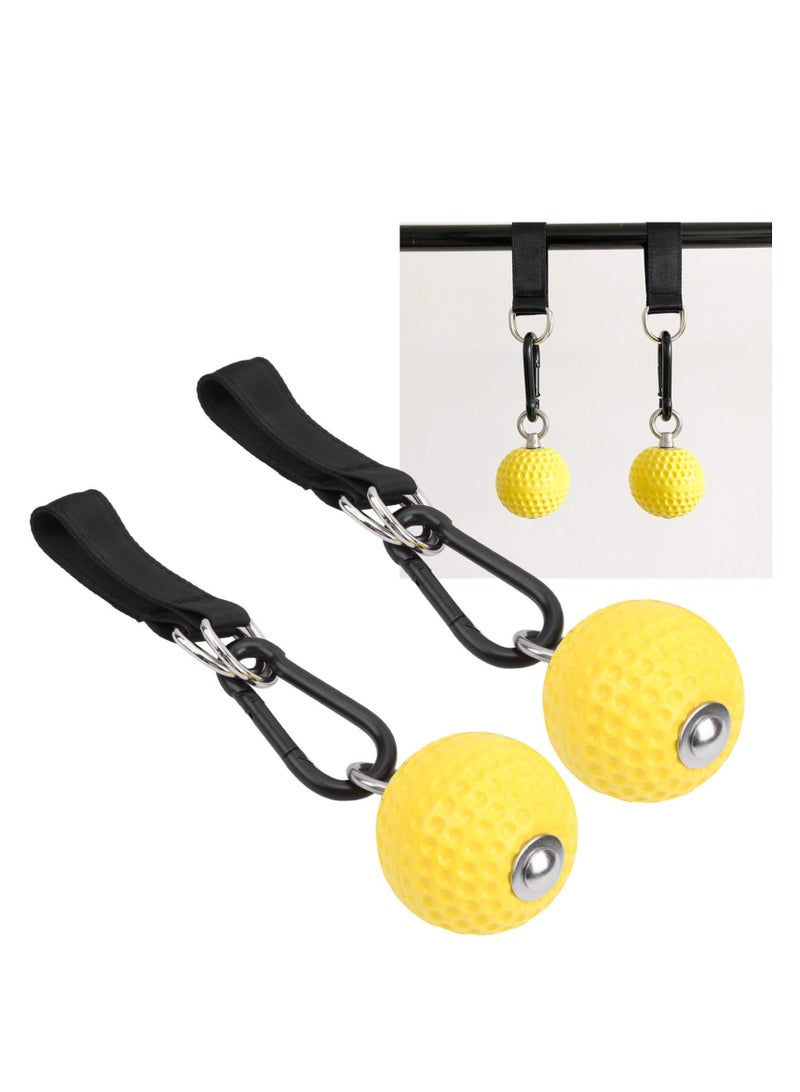 SYOSI Pull Up Ball Grip with Straps, Non-Slip Rock Climbing Holds Pull Up Power Ball for Strength Training Attachment, Grip Strength Trainer for Chin Up Bar, Kettlebell, Barbell Home Gym Workout - Image 4