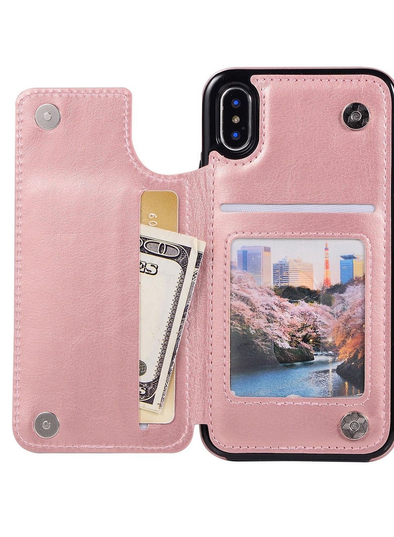 Loquat Suitable for iPhone mobile phone leather case crazy horse pattern sticker card - Image 2