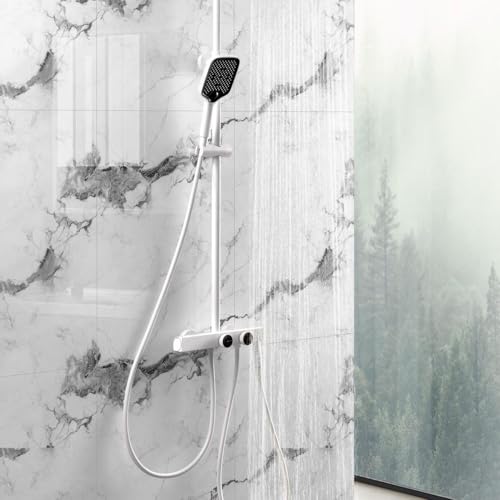Chejiaye 10pcs Thick Marble Peel and Stick Waterproof Wall Panels,Heat-Resistant Backsplash Tile, 23.6"x11.8" PVC Foam Wall Sticker for Kitchen,Living Rooms,TV Walls,Grey White (Not Real Tile 19.4Sq. Ft.) - Image 3