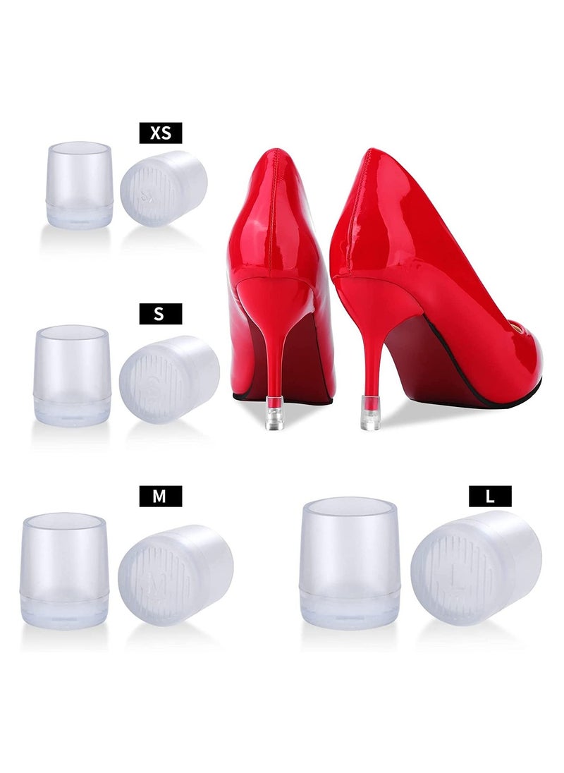 Generic 8 Pairs High Heel Protectors Repair Caps Tip Covers  - Image 3
