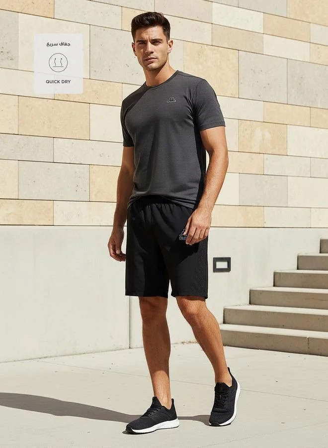 Kappa Kappa Regular Fit Shorts with Mesh Panel