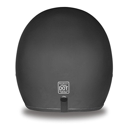 Daytona Helmets Retro 3/4 Open Face Motorcycle Helmet - Vintage Style, DOT Approved Helmet for Men & Women, Lightweight, Adjustable Fit, Removable Visor - Bike, Moped, Chopper, Scooter Helmet - Image 4