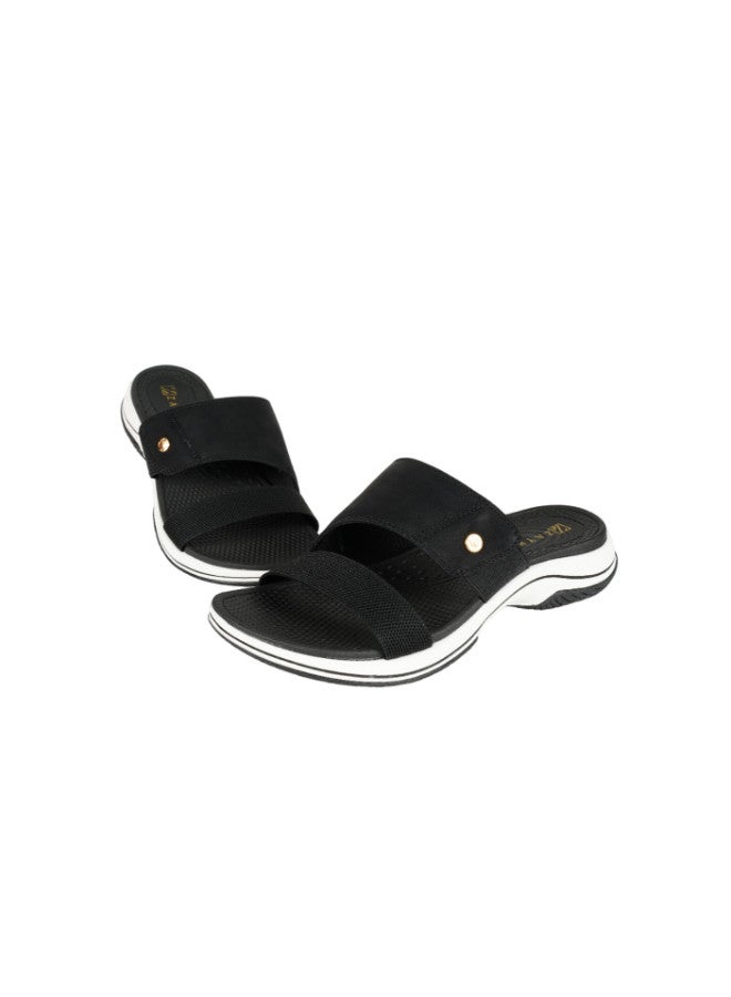 ZAYNA 221-185 Zayna Ladies Casual Sandals 23ABT172 Black - Image 2
