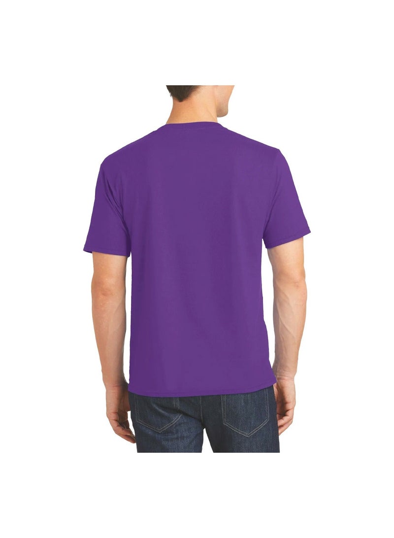 برينت شوب فور مي تي شيرت برقبة دائرية للبالغين للرجال من القطن الخالص الممشط للغاية للرجال، رقبة دائرية للرجال، مقاس مريح، قمصان عادية من القماش المسامي للرجال - Image 2