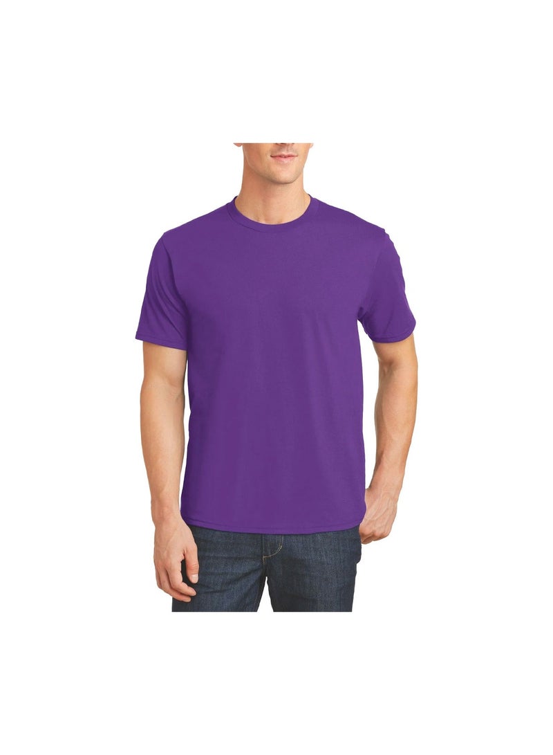 برينت شوب فور مي تي شيرت برقبة دائرية للبالغين للرجال من القطن الخالص الممشط للغاية للرجال، رقبة دائرية للرجال، مقاس مريح، قمصان عادية من القماش المسامي للرجال - Image 1