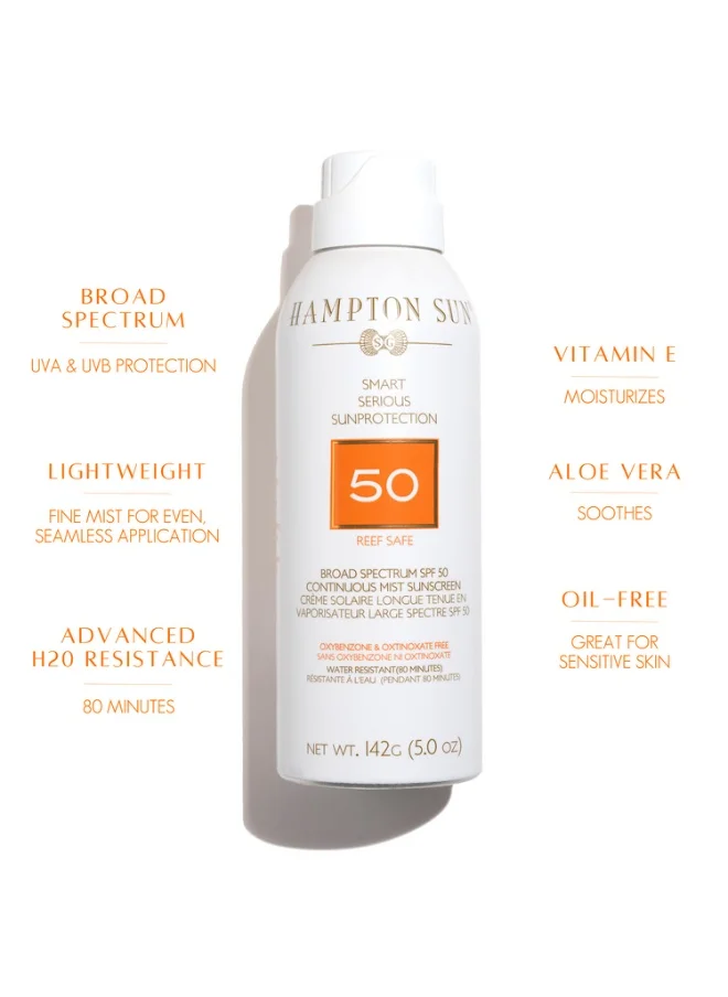 Hampton Sun SPF 50 Continuous Mist