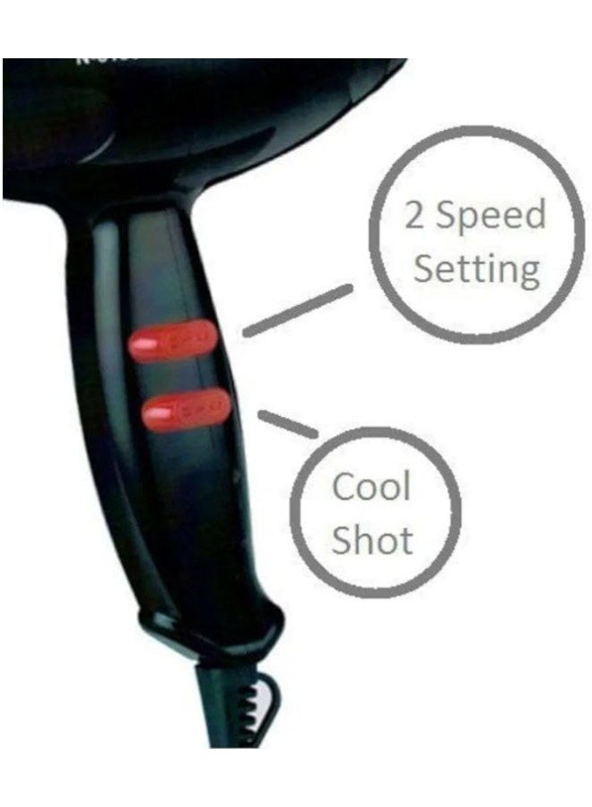 Hair dryer for drying hair to make it distinctive and soft, easy to carry, equipped with high speeds and the ability to control the hairstyle - Image 3