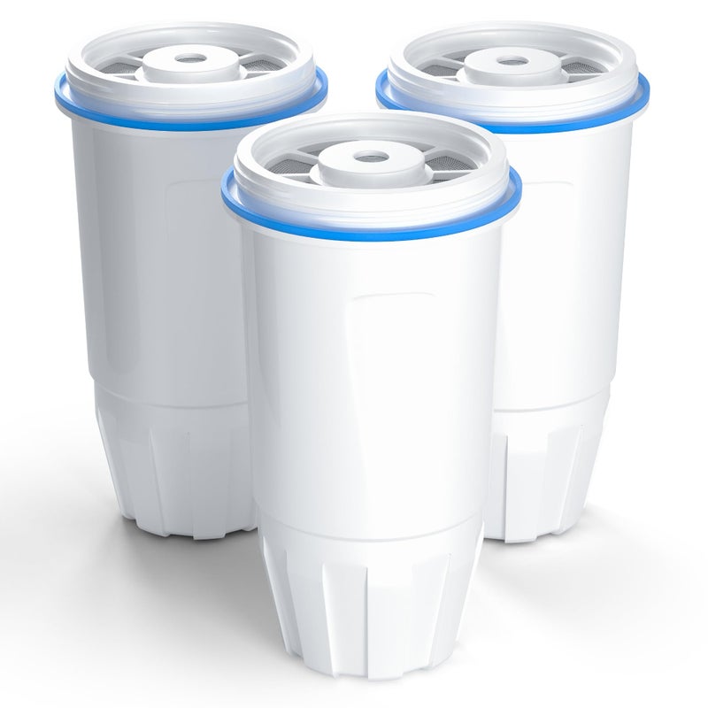 Bogda Upgraded Water Filter Replacement Fit for Zero Pitcher and Dispenser ZR-001 ZR-004 ZP-006 ZR-017, Five-Stage Filter System, Effectively Reducing Lead, Chromium, and Contaminants, 3 Packs, By BOGDA - Image 1