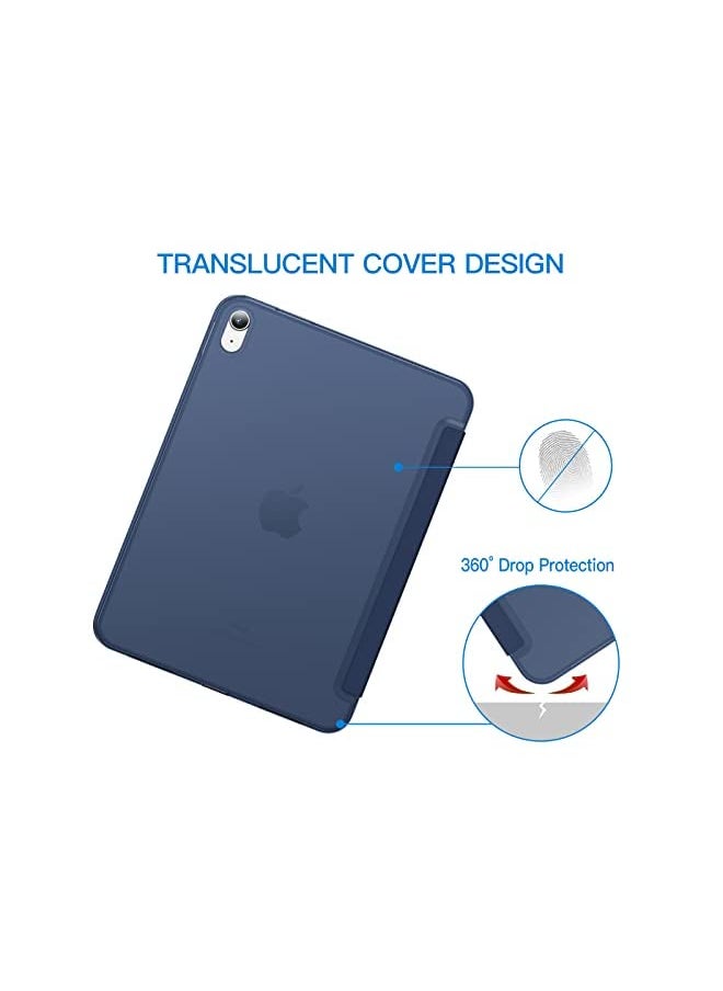 Jetech Case for iPad 10 (10.9-Inch, 2022 Model, 10th Generation), Slim Stand Hard Back Shell Cover with Auto Wake/Sleep (Navy)  - Image 3