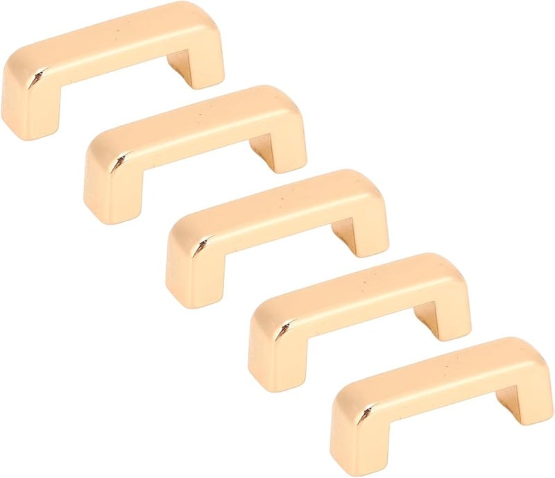 طقم مشبك جسر مقوس من سبيكة الزنك الذهبي 20 قطعة للحقائب الجلدية والأحزمة والملابس - Image 4