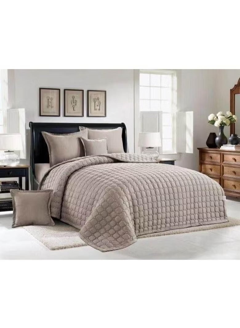 Ming Li 4 Piece Compressed Comforter Set microfiber Single Size 210x160  - Image 1