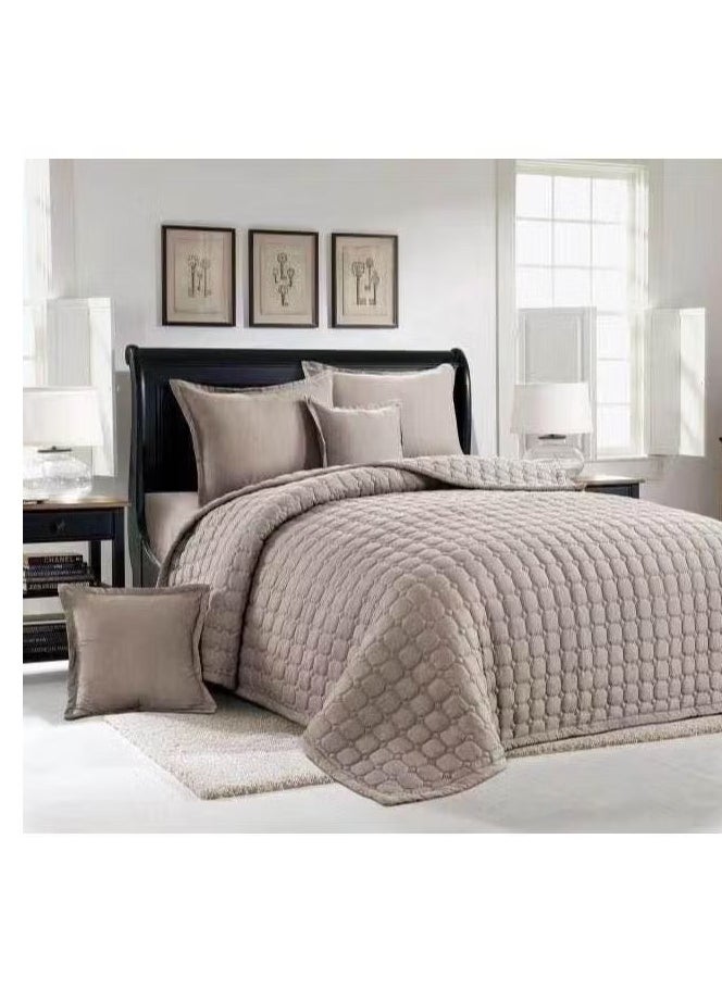Ming Li 4 Piece Compressed Comforter Set microfiber Single Size 210x160  - Image 2