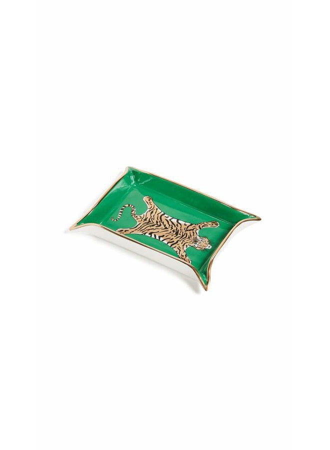 Jonathan Adler Tiger Valet Tray, Green - Image 1