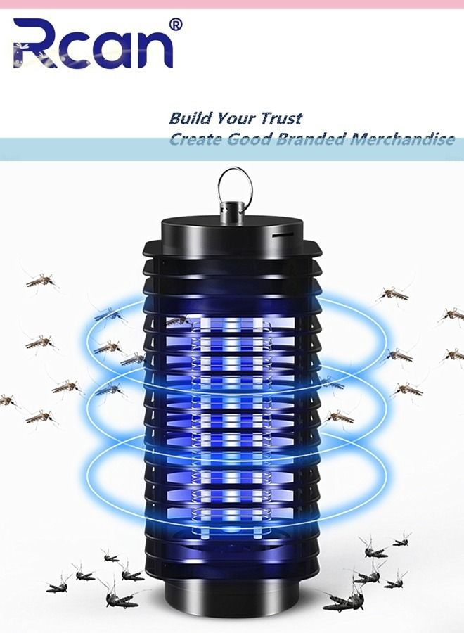 Rcan LED Plug In UV Mosquito Killer Lamp Indoor and Outdoor Floor and Wall Mount Waterproof Bug Trap Rechargeable Ultra Quiet Mosquito Trap Light for Home Terrace Courtyard Garden Camping  - Image 1