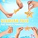 AiSiXin Starfish Sugar Ball Stress Balls for Adults Starfish Malt Sugar Balls Slow Rise Sensory Fidget Toy for Kids Squeeze Ball Squishy Star Stress Relief Toys for Classroom Prizes Party Favors Orange - Image 4