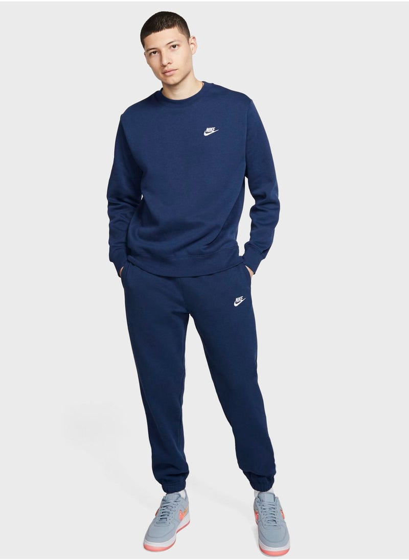 Nike - NSW Club Fleece Cuffed Sweatpants - Image 1