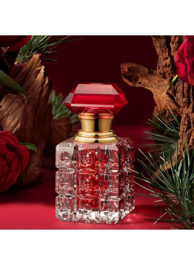 ريفانا زيت عطر ريفانا "رير روز" (Rare Rose) المركز - زهري خشبي فاخر (خالٍ من الكحول) - 15 مل - Image 2
