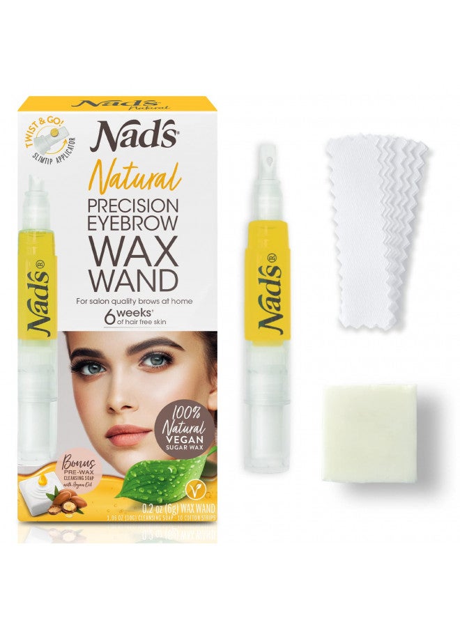 Nad's Eyebrow Shaper Wax Kit - Natural All Skin Types - Eyebrow Facial Hair Removal For Women - Image 1