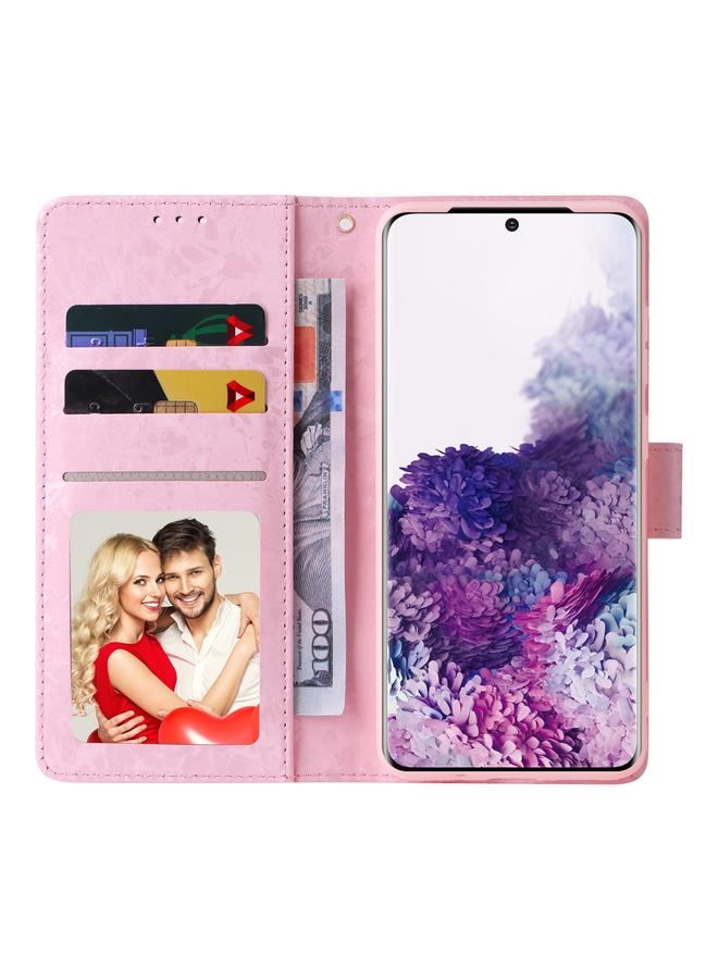 S-TOP Case For Samsung Galaxy S20 Bronzing Painting RFID Leather Case - Image 5