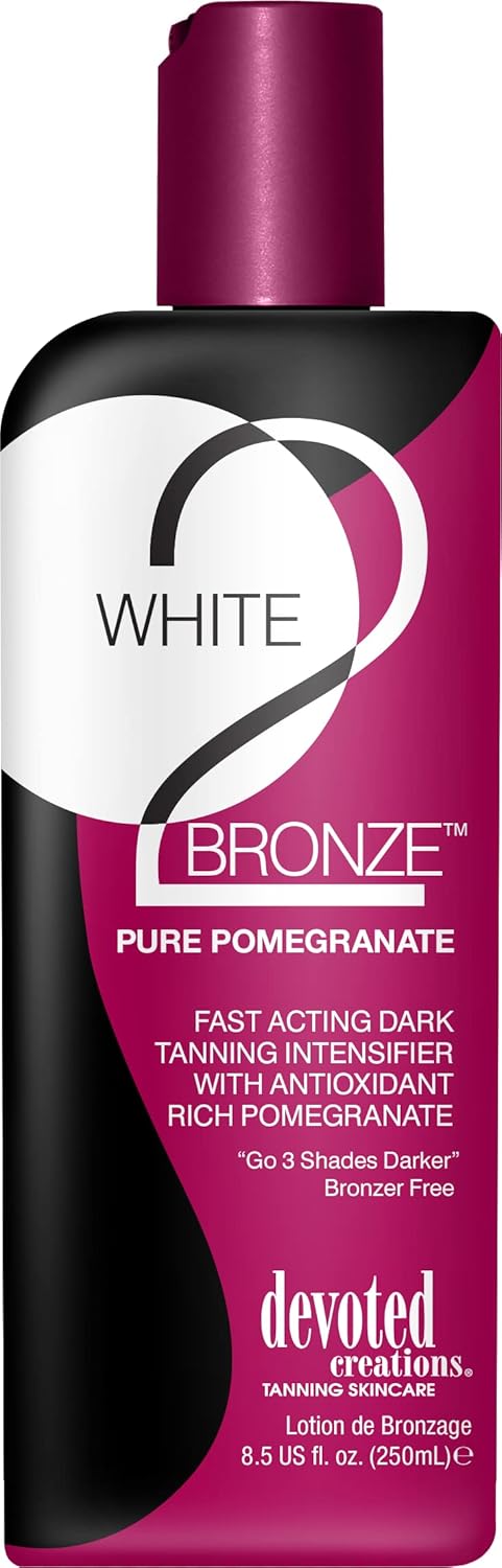 Devoted Creations WHITE 2 BRONZE PURE POMEGRANATE Lotion  85 oz