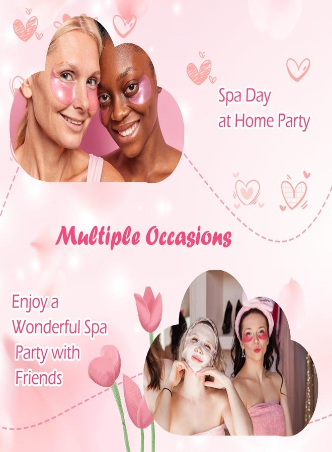 ELALRAU 108 PCS Spa Party Supplies for Women, Spa Party Favors Include Facial Masks, Lip Mask, Lip Balm, Under Eye Patches, Foot Bath Bombs & Hand Cream, Christmas Gifts for Women Birthday Sleepover Party - Image 3