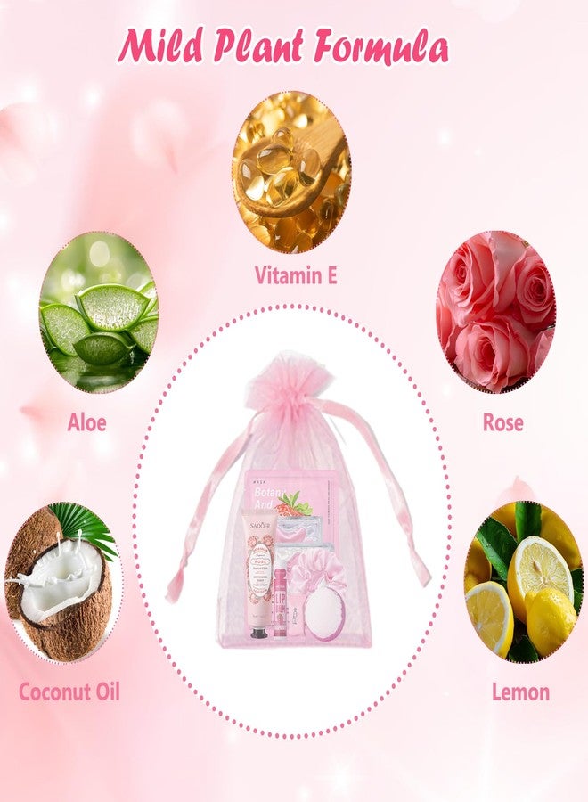 ELALRAU 108 PCS Spa Party Supplies for Women, Spa Party Favors Include Facial Masks, Lip Mask, Lip Balm, Under Eye Patches, Foot Bath Bombs & Hand Cream, Christmas Gifts for Women Birthday Sleepover Party - Image 5