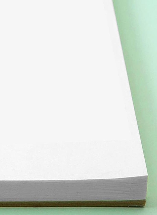 PG Creations Long Memo Size, Pack of 4 Pads, Pocket Unruled Writing Notepads, 100 Sheets per Pad, 70 Gsm Blank Plain Paper Pad for Note-Taking, Office, Home & Students, 11x19 cm, White - Image 5