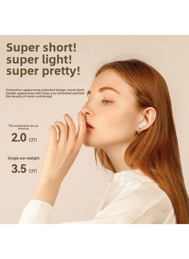 Generic - NE-105 Wireless Bluetooth Headset TWS Binaural Real Wireless In-ear Stereo Digital Display Endurance-color:Powder (batch Order)-type:NE-105 - Image 1