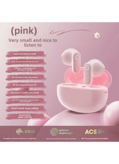 NE-105 Wireless Bluetooth Headset TWS Binaural Real Wireless In-ear Stereo Digital Display Endurance-color:Powder (batch Order)-type:NE-105